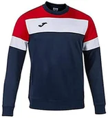 Bluzy sportowe męskie - Joma Joma Bluza męska Crew Iv niebieski granatowy / czerwony 3XS 101575.336 - miniaturka - grafika 1