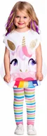 Stroje karnawałowe - Amscan Kostium Jednorożec dla dziewczynki 9907153 - miniaturka - grafika 1