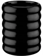 Kubki na szczoteczki do zębów - Kubek Łazienkowy Ceramiczny Azibo Czarny - miniaturka - grafika 1