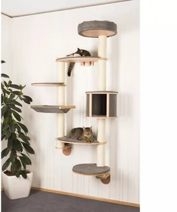 Kerbl Drapak dla kota Dolomit XL Tofana, na ścianę, szary, 185 cm 81541 - Drapaki dla kotów - miniaturka - grafika 5