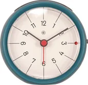 Zegary - Nextime budzik Otto 9,5 x 3,8 cm niebieski twm_970664 - miniaturka - grafika 1