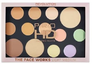 REVOLUTION Pro HD Palette The Works light medium Makeup Revolutio - Pozostałe akcesoria do makijażu - miniaturka - grafika 5