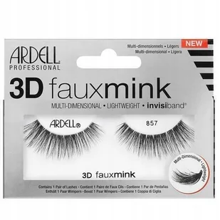 Ardell 3D Faux Mink Lashes Black 857 - Sztuczne rzęsy i akcesoria - miniaturka - grafika 2