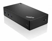 Stacje dokujące i replikatory portów - Lenovo ThinkPad USB 3.0 Ultra Dock Black 40A80045EU - miniaturka - grafika 1