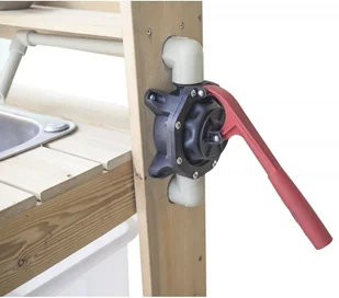 Classic World CLASSIC WORLD EDU Duży Drewniany Zlew Kuchnia Prawdziwa Woda CW70013 - Zabawki AGD - miniaturka - grafika 2