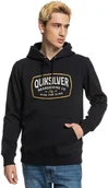 Bluzy męskie - Quiksilver bluza męska HIGH CLOUD HOODIE Black KVJ0 - miniaturka - grafika 1