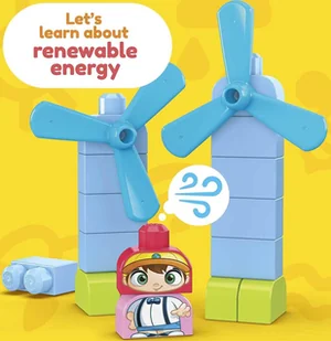 Fisher Price Mega Bloks Klocki Ekodomek HCG36 HCG36 - Klocki - miniaturka - grafika 5