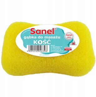 Gąbka Myjka Do Masażu Kąpielowa Profilowana Sanel - Rękawice i gąbki do kąpieli - miniaturka - grafika 2