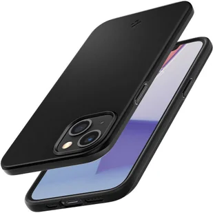 Spigen nakładka Thin Fit do iPhone 13 czarna - Etui i futerały do telefonów - miniaturka - grafika 14