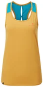 Koszulki sportowe damskie - RONHILL RONHILL Koszulka biegowa damska TECH REVIVE RACER VEST żółta - miniaturka - grafika 1
