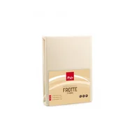 Prześcieradła - Fl1 PRZEŚCIERADŁO FROTTE Z GUMKĄ 180X200CM ECRU 80A-PRZ-F180EC - miniaturka - grafika 1