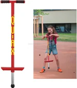 Skoczki dla dzieci - Qu-ax Pogo skoczek QU-AX czerwony 30 kg 4004 - miniaturka - grafika 1