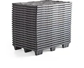 Akcesoria do pakowania - AJ Produkty Paleta plastikowa, 1200x800 mm, sztaplowana, 20 szt. - miniaturka - grafika 1