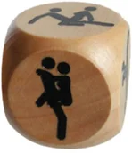 Gadżety na imprezę - Out of The Blue Kostki erotyczne, drewniana, 1 szt 090,61-2577 - miniaturka - grafika 1