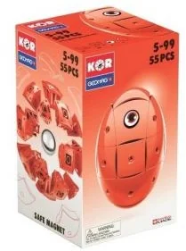 GeoMag KOR Czerwone Jajko 55 el. (KOR 676) - Klocki - miniaturka - grafika 2