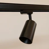 Akcesoria do oświetlenia - Oxyled Lampa spot na szyno przewód 3 fazowy CROSTI LACCE track GU10 CZARNA 890790 - miniaturka - grafika 1
