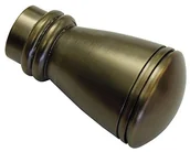 Karnisze - Gardinia 31379 końcówka/końcówka SIRO do karniszy, seria Chicago, średnica 20 MM, brąz 31379 - miniaturka - grafika 1