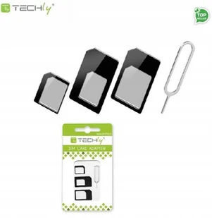 Techly Adapter karty SIM, nano-SIM, Micro-SIM - Pozostałe akcesoria do telefonów - miniaturka - grafika 4