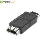 Adaptery i przejściówki - Techly Adapter HDMI na HDMI F/F 307599 - miniaturka - grafika 1