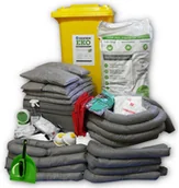 Sprzęt ratunkowy - Producent Green Service Zestaw Ratunkowy Uniwersalny Eko U240, Chłonność 240 L. Szary 240 L. - miniaturka - grafika 1