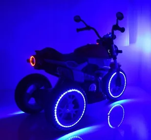 Import SUPER-TOYS NAJNOWSZY WIELKI MOTOR BQ-8188-FLASHING CZERWONY - Pojazdy elektryczne dla dzieci - miniaturka - grafika 8