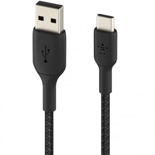 Belkin Kabel Braided Usb-c Usb-a 1m czarny - Kable komputerowe i do monitorów - miniaturka - grafika 2