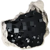 Fototapety - Wallmuralia.pl Dziura 3d fototapeta naklejka Abstrakcja 3D - miniaturka - grafika 1