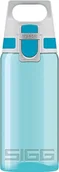 Akcesoria turystyczne - Sigg Viva One Aqua butelka do picia, niebieska, 0.5 litra 8631.40 - miniaturka - grafika 1