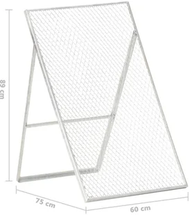 vidaXL Sito ogrodowe ze stali galwanizowanej 146152 - Grabie i motyki - miniaturka - grafika 8
