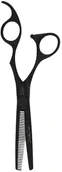 Nożyczki fryzjerskie - Olivia Garden Degażówki Do Cieniowania Czarne - miniaturka - grafika 1