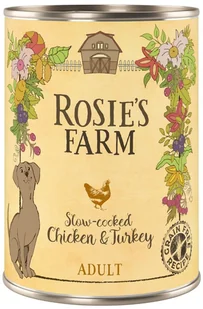 Rosie's Farm Pakiet próbny Rosies Farm, 6 x 400 - Adult, ryba i kurczak - Mokra karma dla psów - miniaturka - grafika 2
