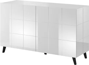 Cama Meble Komoda 2D REJA biały połysk biały połysk REJA 2D BI - Komody - miniaturka - grafika 2