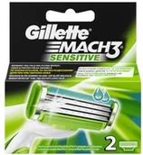 Maszynki do golenia i wkłady - Gillette MACH3 SENSITIVE 2 SZT.WKŁADY - miniaturka - grafika 1