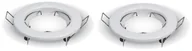 Oprawy, klosze i abażury - v-tac Oprawa Oczko V-TAC GU10 Okrągła Stała Biała Opak 2 szt) VT-778 - miniaturka - grafika 1