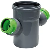 Łączniki, trójniki, kształtki - Tycner Czwórnik nastawny Tycner 110/50/50 mm 45°-88° 3600 - miniaturka - grafika 1