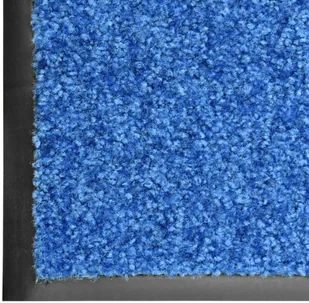 vidaXL Wycieraczka z możliwością prania, niebieska, 60 x 90 cm - Wycieraczki - miniaturka - grafika 5