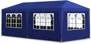 vidaXL Namiot imprezowy 3 x 6 m niebieski 90337 - Pawilony ogrodowe - miniaturka - grafika 4
