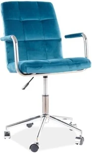 Fotel biurowy, krzesło biurowe Signal Fotel obrotowy Q-022 Velvet Turkus [Wysyłka 2021-06-18] OBRQ022VTR - Fotele i krzesła biurowe - miniaturka - grafika 2