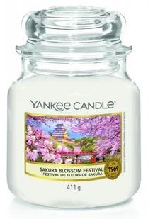 Yankee Candle Sakura Blossom Festival słoik średni - Świece - miniaturka - grafika 2