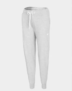 4F Spodnie Dresowe Damskie SPDD300 Jasny Szary - Spodnie sportowe damskie - miniaturka - grafika 5