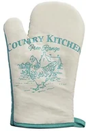 Pozostałe akcesoria kuchenne - Premier Housewares Premier housewares Country Kitchen rękawica do piekarnika, biały/niebiesko-zielone 5100220 - miniaturka - grafika 1