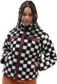 Kurtki damskie - Vans kurtka street zimowa damska DREAMING SHERPA JACKET Checkerboard - miniaturka - grafika 1