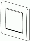 Przyciski spłukujące - TECE PLANUS PRZYCISK SPŁUKUJĄCY DO WC Z RAMKĄ BIAŁY 9820082 9820082 - miniaturka - grafika 1