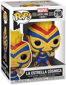 Figurki kolekcjonerskie - Funko POP, figurka kolekcjonerska Kapitan Marvel Luchadores - Marvel, 710 - miniaturka - grafika 1