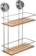 Półki łazienkowe - FENIKS pod prysznic VENTERRA 2 poziomy metalowa 25 x 13,2 x 36,5 cm 174617 - miniaturka - grafika 1