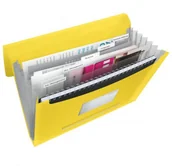 Teczki i skoroszyty - Esselte Teczka Z PRZEGRODKAMI VIVIDA ZOLTY 624020 - miniaturka - grafika 1