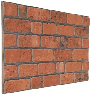 VidaXL Panele ścienne 3D, wzór cegły, kolor terakota, 10 szt., EPS 149580 - Płytki ceramiczne - miniaturka - grafika 6