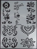 Decoupage - SZABLONY DO MALOWANIA RYSOWANIA NADRUKÓW 29 x 39cm 3 - miniaturka - grafika 1