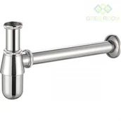 Syfony - Oltens Oltens Molde syfon umywalkowy butelkowy mosiężny chrom 02604100 - miniaturka - grafika 1