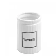 Kubki na szczoteczki do zębów - AWD Interior Kubek łazienkowy Lorenzo z ceramiki AWD02191364 - miniaturka - grafika 1